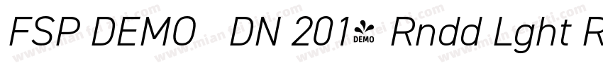 FSP DEMO   DN 2014 Rndd Lght Regula字体转换